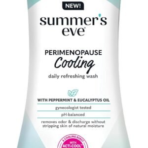 Summer's Eve, Perimenopause Cooling Wash, Removes Odor, pH balanced Feminine Wash, 15 Fl Oz
