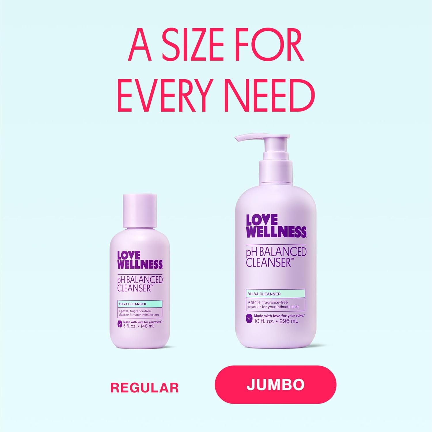 Love Wellness pH Balancing Cleanser | Feminine Vulva Wash for Intimate Health & Hygiene | Fragrance-Free, Non-Irritating & pH Matched | With Aloe Vera & Calendula for Sensitive Skin | 10 Fl Oz - Image 6