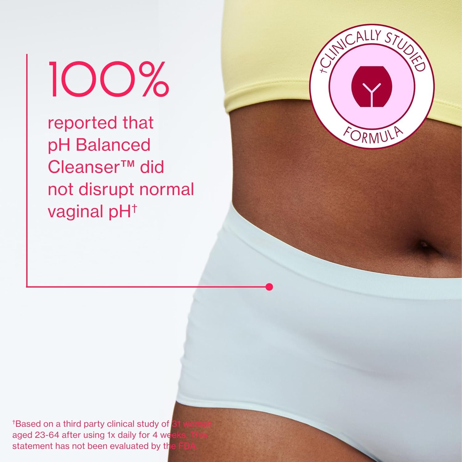 Love Wellness pH Balancing Cleanser | Feminine Vulva Wash for Intimate Health & Hygiene | Fragrance-Free, Non-Irritating & pH Matched | With Aloe Vera & Calendula for Sensitive Skin | 10 Fl Oz - Image 4