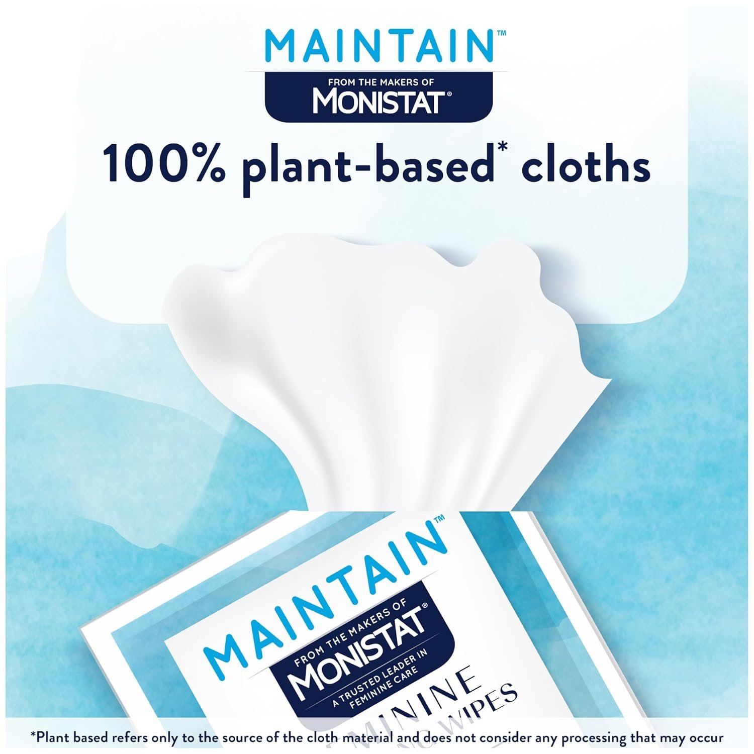 Monistat Maintain Feminine Wipes with Boric Acid for Feminine Care, Fragrance Free, 12 Ct - Image 5