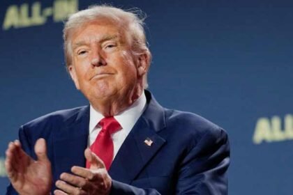 President Trump signed the order in the Oval Office, surrounded by some of his top advisers.