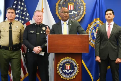 FBI arrests four in Los Angeles over alleged New Year’s Eve.