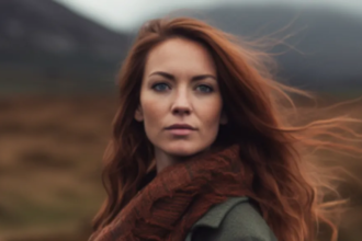 The AI announcer Iona was created using the voice of Gayanne Potter.