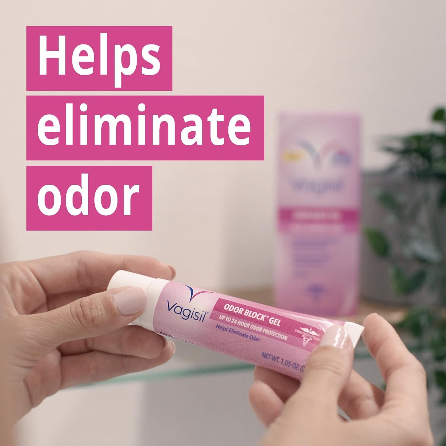 Vagisil Odor Block Gel with Hyaluronic Acid for Vaginal Health, Gynecologist Tested, Hypoallergenic, 1.05 Oz (Pack of 1) - Image 6