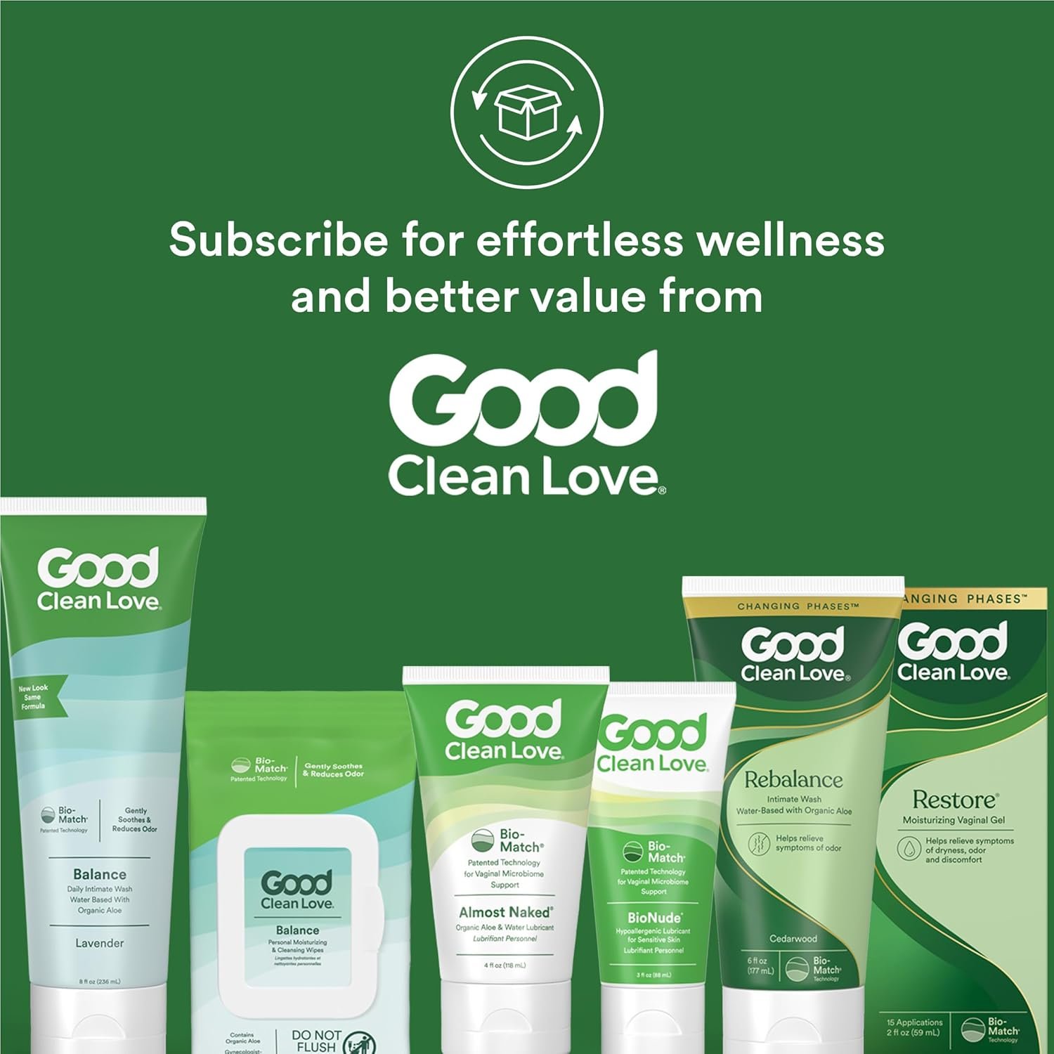 Good Clean Love Balance pH-Balanced Feminine Wipes, Supports Vaginal Health Naturally & Reduces Odor, Non-Irritating Moisturizing & Cleansing Hygiene Product Made with Organic Aloe, (60 Count) - Image 4