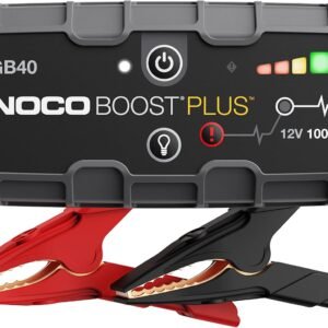 NOCO Boost GB40: 1000A UltraSafe Jump Starter – 12V Lithium Battery Booster Pack, Portable Jump Box, Power Bank & Jumper Cables - for 6.0L Gas and 3.0L Diesel Engines