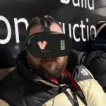A visually impaired Dundee United fan sees his team live for the first time using a vision enhancing headset at a home match in Scotland stadium