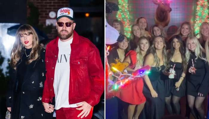 Taylor Swift Chiefs Christmas party