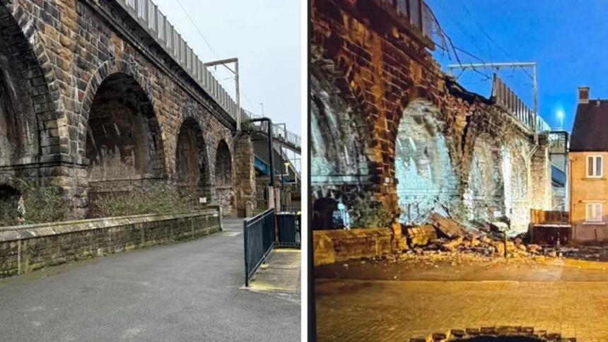 Trains Delayed After Fake Bridge Collapse Image Circulates.