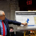 Senator Mike Gaskill argued in support of the redistricting bill.