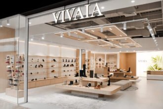 Vivaia Paris boutique at Westfield Les 4 Temps showcasing sustainable footwear collections