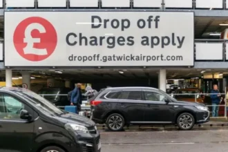 Gatwick Airport drop off fee
