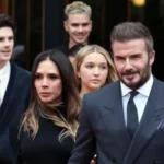 Beckhams seen together in Paris after Brooklyn row
