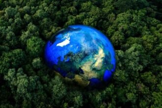 Earth observation uses satellites and AI to monitor ecosystems, track endangered species, and guide global biodiversity conservation efforts.