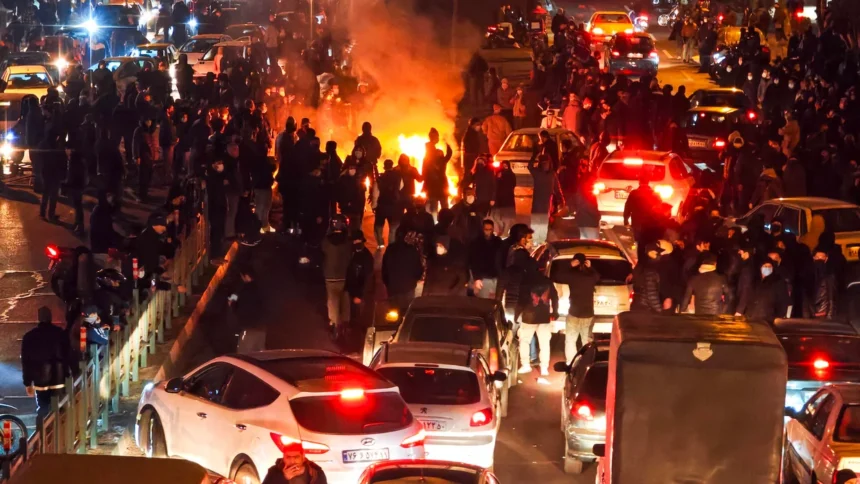 Iran gives young protesters three days to surrender for leniency after unrest, as state TV is briefly hacked by opposition forces.