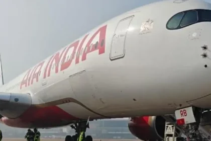 Air India Airbus A350 Engine Damaged by Cargo Container at Delhi Airport