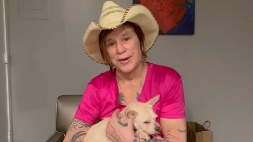 Mickey Rourke GoFundMe eviction