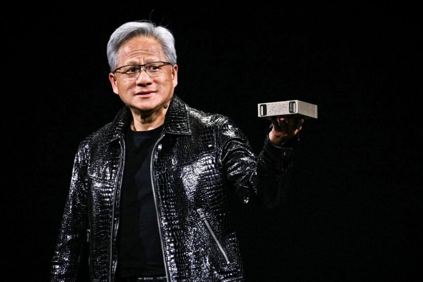 Nvidia CEO Huang says next-gen AI chips are in full production, boosting performance for chatbots with Vera Rubin platform.
