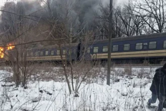 Panic on crowded Ukraine train - passenger describes moment of Russian drone strike