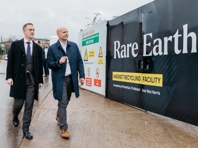 The University of Birmingham opens a rare earth magnet recycling facility, boosting UK supply and supporting clean tech growth.