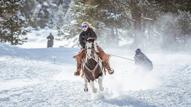 Why skijoring is taking travellers off Colorados ski-resort circuit