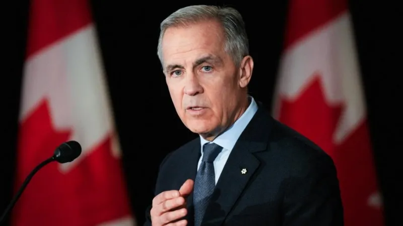 Canadian Prime Minister Mark Carney speaks at Davos, standing firm amid trade and U.S. remarks