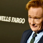 Conan OBrien speaks during an interview as he explains why angry Trump jokes have replaced real comedy
