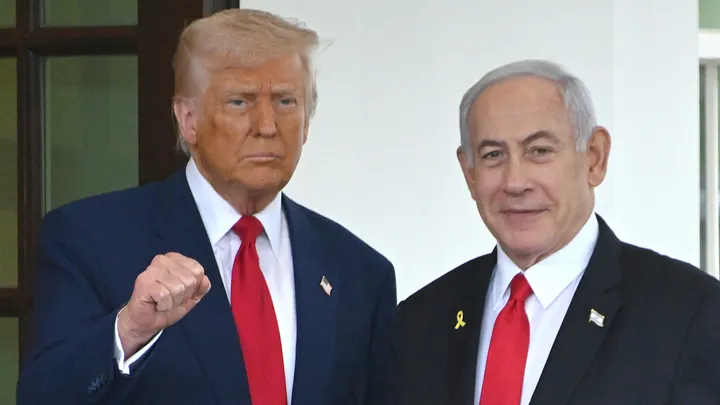 Benjamin Netanyahu and Donald Trump linked to the Gaza Board of Peace announcement