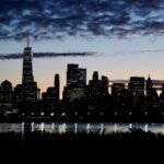 Construction site of the New York City Hudson River tunnel project