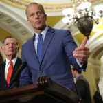 US Senate chamber during debate over DHS funding and shutdown talks