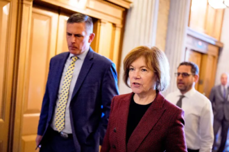 Sen. Tina Smith speaks against Trump’s Insurrection Act threat in Minnesota