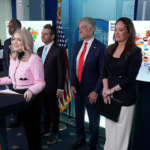 Trump administration officials announce new nutrition guidelines focusing on whole foods, reducing ultra-processed foods, and revising red meat and saturated fat advice