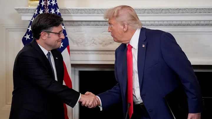Trump speaks to House Republicans at the Kennedy Center after the capture of Nicolás Maduro, focusing on Venezuela and GOP plans for 2026