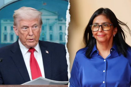 María Corina Machado speaking about Venezuela’s democratic transition and political reform