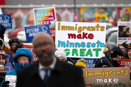 Rep. Wesley Hunt speaking at a press conference about TPS Somali immigrants bill amid Minnesota fraud investigation
