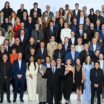 A closer look at the 2026 Oscars class photo, featuring Timothée Chalamet, Jessie Buckley, Jacob Elordi and other major nominees ahead of awards night.