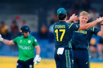 Australia Crush Ireland, Leaving Them on Brink of T20 World Cup Exit