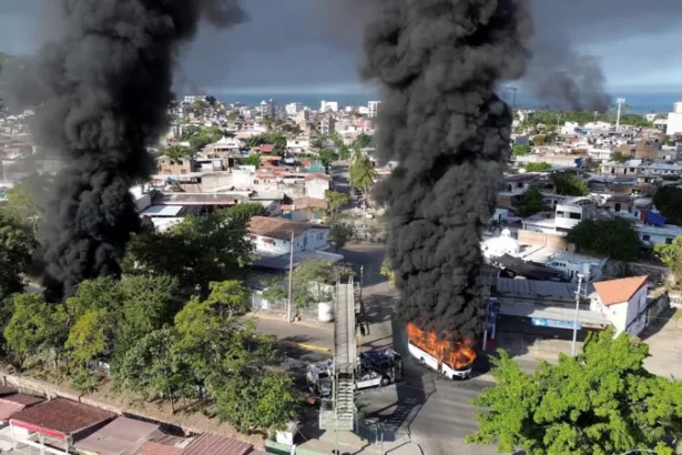 Cartel henchmen unleash violence after top drug lord killed in Mexico