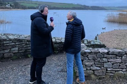 Torcross coastal road collapse
