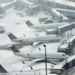 US East Coast Snowstorm Cancels thousands of Flights Snowstorms ravaged the US East coast Monday, affecting millions and causing more than 5,700 cancellations of flights. Snowfall records, power failures, and hazardous travel conditions were all part of the storm. Northeastern Snowfall is Historic Rhode Island, Massachusetts and Connecticut were the hardest hit. Providence, Massachusetts received 36 inches more snow than the 1978 record. Central Park in New York City received over 19 inches. National Weather Service reported that some parts of Rhode Island had received 37 inches or more snow. The weather warnings covered parts of the eastern Canada, from North Carolina up to Maine's northern coast. NWS meteorologist Candice hrencecin described the record-breaking snowfall as "shocking". Travel Bans and Hazardous Roads Massachusetts, Rhode Island, Connecticut and Connecticut have all banned travel that is not essential to the safety of their citizens. White-out conditions can make roads dangerous. Officials have warned residents of this danger. Some residents felt trapped and were unable to leave home for several days. During the ban on travel, New York City closed all highways, bridges and roads. The police investigated an incident wherein officers in Washington Square Park were attacked with snowballs.