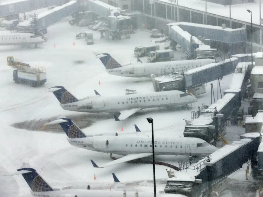 US East Coast Snowstorm Cancels thousands of Flights Snowstorms ravaged the US East coast Monday, affecting millions and causing more than 5,700 cancellations of flights. Snowfall records, power failures, and hazardous travel conditions were all part of the storm. Northeastern Snowfall is Historic Rhode Island, Massachusetts and Connecticut were the hardest hit. Providence, Massachusetts received 36 inches more snow than the 1978 record. Central Park in New York City received over 19 inches. National Weather Service reported that some parts of Rhode Island had received 37 inches or more snow. The weather warnings covered parts of the eastern Canada, from North Carolina up to Maine's northern coast. NWS meteorologist Candice hrencecin described the record-breaking snowfall as "shocking". Travel Bans and Hazardous Roads Massachusetts, Rhode Island, Connecticut and Connecticut have all banned travel that is not essential to the safety of their citizens. White-out conditions can make roads dangerous. Officials have warned residents of this danger. Some residents felt trapped and were unable to leave home for several days. During the ban on travel, New York City closed all highways, bridges and roads. The police investigated an incident wherein officers in Washington Square Park were attacked with snowballs.