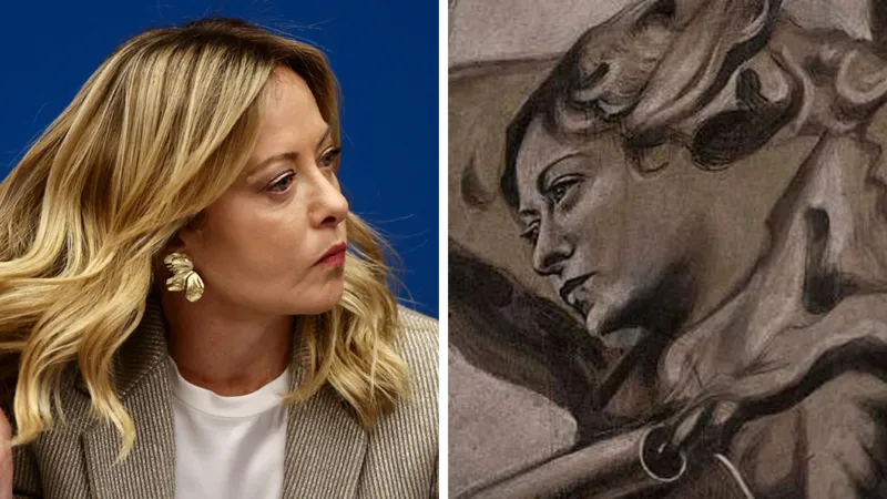 Restored Angel Fresco in Rome Sparks Controversy Over Alleged Likeness to Italian PM Meloni