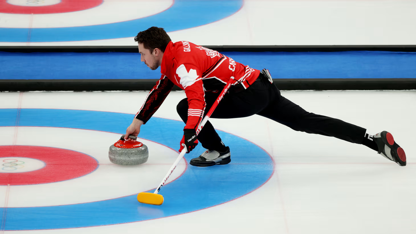 Team GB curling training