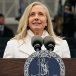 Virginia Gov. Abigail Spanberger preparing to deliver the State of the Union response