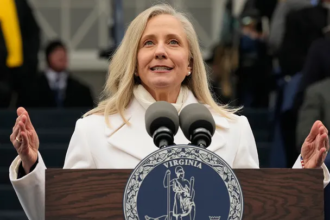 Virginia Gov. Abigail Spanberger preparing to deliver the State of the Union response
