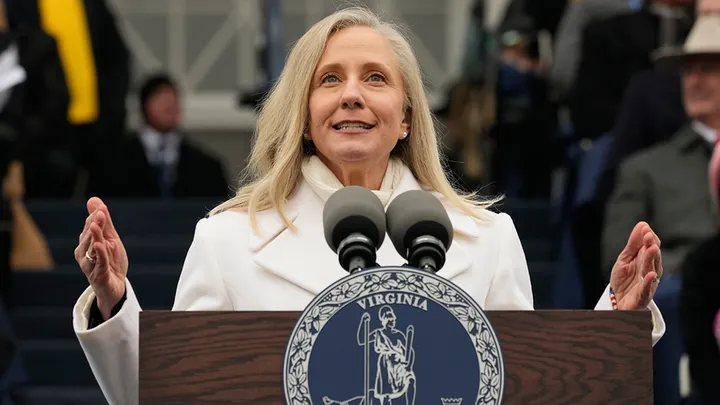 Virginia Gov. Abigail Spanberger preparing to deliver the State of the Union response