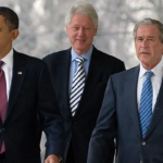 Bill Clinton looks on as Democrats leave him out of Presidents’ Day post