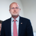 Stephen Colbert during a Late Show taping amid FCC equal time controversy