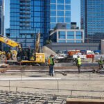 Construction site of Hudson River Tunnel project amid funding dispute