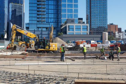 Construction site of Hudson River Tunnel project amid funding dispute